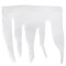 Northlight 7' White Artificial Christmas Craft Icicle Snow Fringe